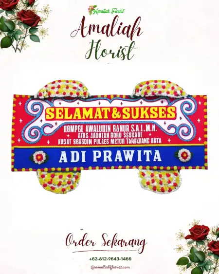 Papan Bunga Ucapan Selamat Papanggo