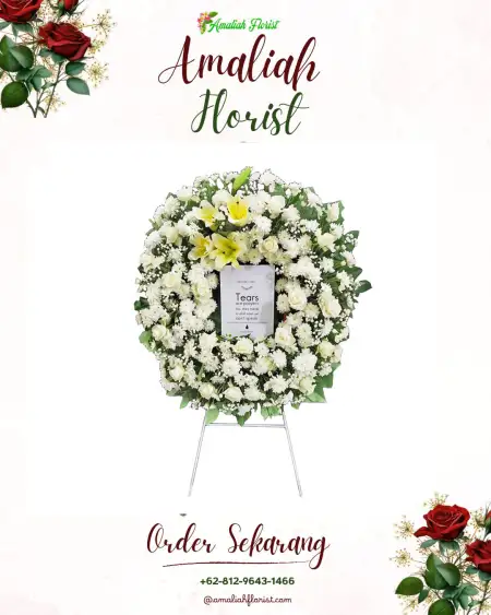 Krans Bunga Duka Papanggo