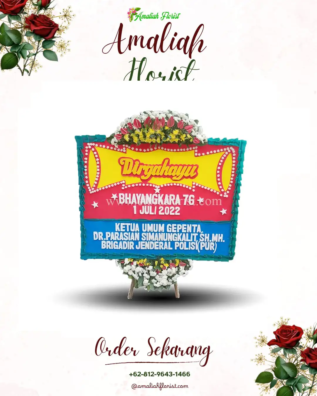 Papan Bunga HUT Ulang Tahun Papanggo